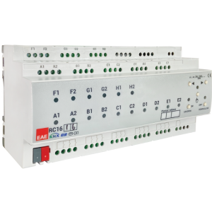 EAE RCU1616 Room Control Unit 16x16A Outputs + 16 Digital Inputs